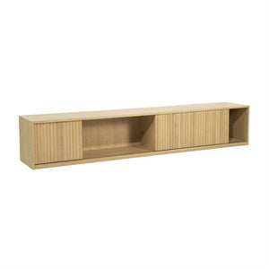 Tv meubel Milo Eleonora 240 cm - Naturel eiken