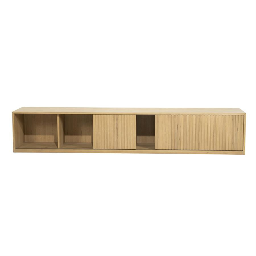 Tv meubel Milo Eleonora 240 cm - Naturel eiken