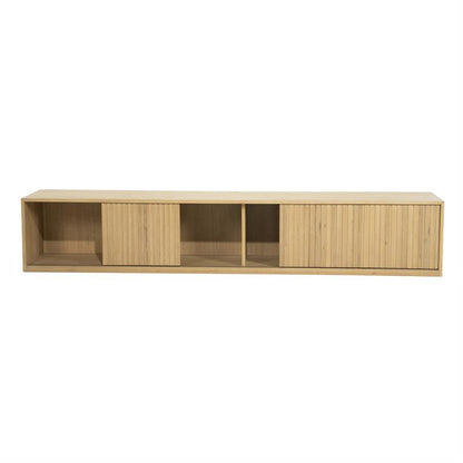 Tv meubel Milo Eleonora 240 cm - Naturel eiken