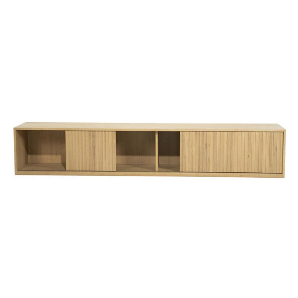 Tv meubel Milo Eleonora 240 cm - Naturel eiken