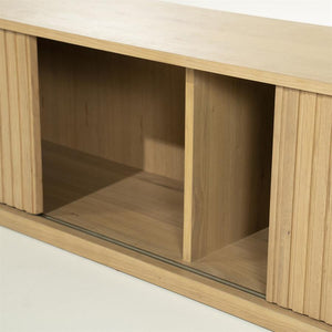 Tv meubel Milo Eleonora 240 cm - Naturel eiken