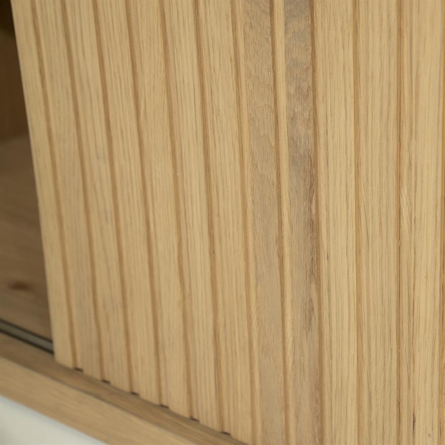 Tv meubel Milo Eleonora 240 cm - Naturel eiken
