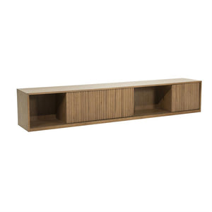 Tv meubel Milo Eleonora 240 cm - Bruin eiken