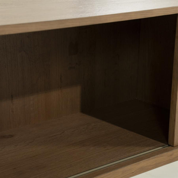 Tv meubel Milo Eleonora 240 cm - Bruin eiken