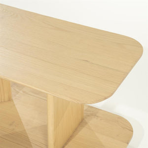 Salon / bijzettafel Ty Eleonora 90x40 cm - Naturel eiken