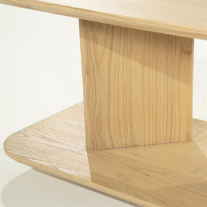 Salon / bijzettafel Ty Eleonora 90x40 cm - Naturel eiken