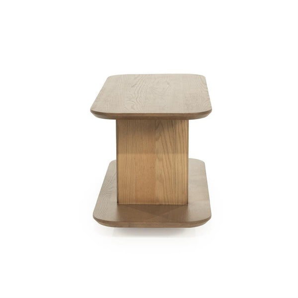 Salon / bijzettafel Ty Eleonora 90x40 cm - Bruin eiken