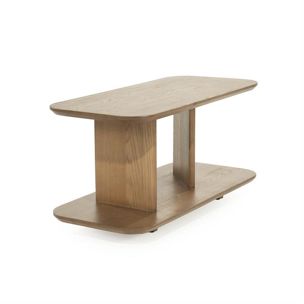 Salon / bijzettafel Ty Eleonora 90x40 cm - Bruin eiken