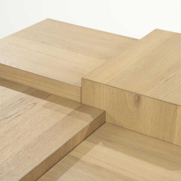 Salontafel Quinten Eleonora 80x80 cm vierkant - Naturel eiken