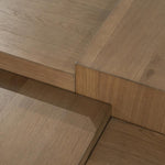 Salontafel Quinten Eleonora 80x80 cm vierkant - Bruin eiken