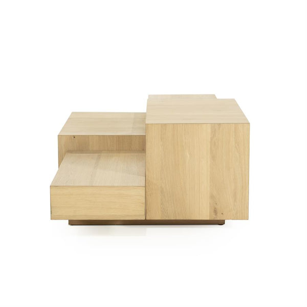 Salontafel Quinten Eleonora 140x75 cm rechthoekig - Naturel eiken