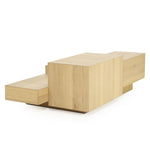 Salontafel Quinten Eleonora 140x75 cm rechthoekig - Naturel eiken