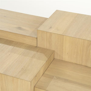 Salontafel Quinten Eleonora 140x75 cm rechthoekig - Naturel eiken