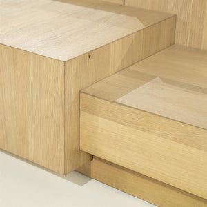 Salontafel Quinten Eleonora 140x75 cm rechthoekig - Naturel eiken