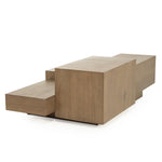 Salontafel Quinten Eleonora 140x75 cm rechthoekig - Bruin eiken