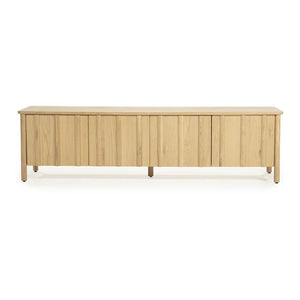 Tv meubel Jake Eleonora 183x47x50 cm 4 drs. - Naturel