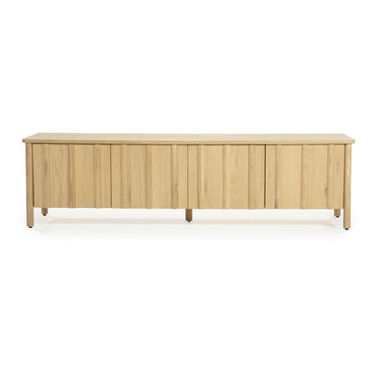 Tv meubel Jake Eleonora 183x47x50 cm 4 drs. - Naturel