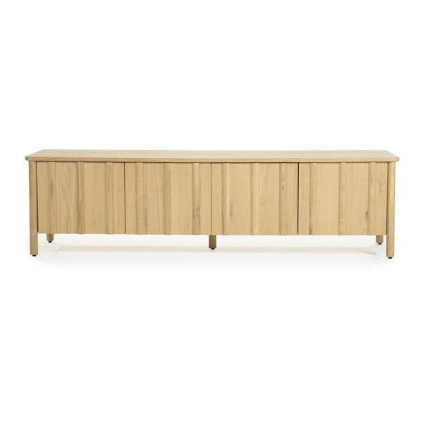 Tv meubel Jake Eleonora 183x47x50 cm 4 drs. - Naturel