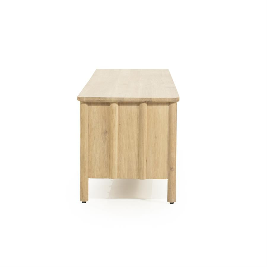 Tv meubel Jake Eleonora 183x47x50 cm 4 drs. - Naturel, foto 3