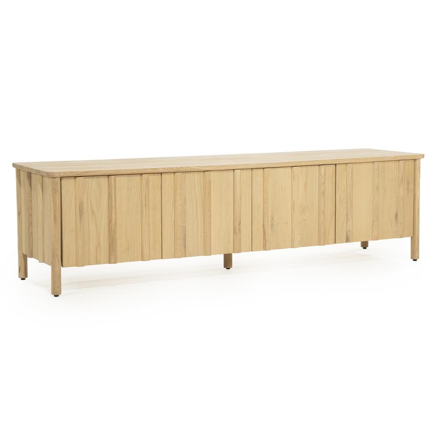 Tv meubel Jake Eleonora 183x47x50 cm 4 drs. - Naturel, foto 5