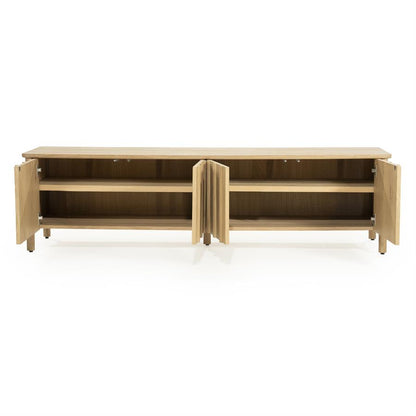 Tv meubel Jake Eleonora 183x47x50 cm 4 drs. - Naturel, foto 7