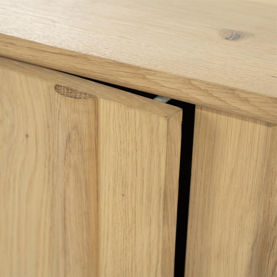 Tv meubel Jake Eleonora 183x47x50 cm 4 drs. - Naturel, foto 11