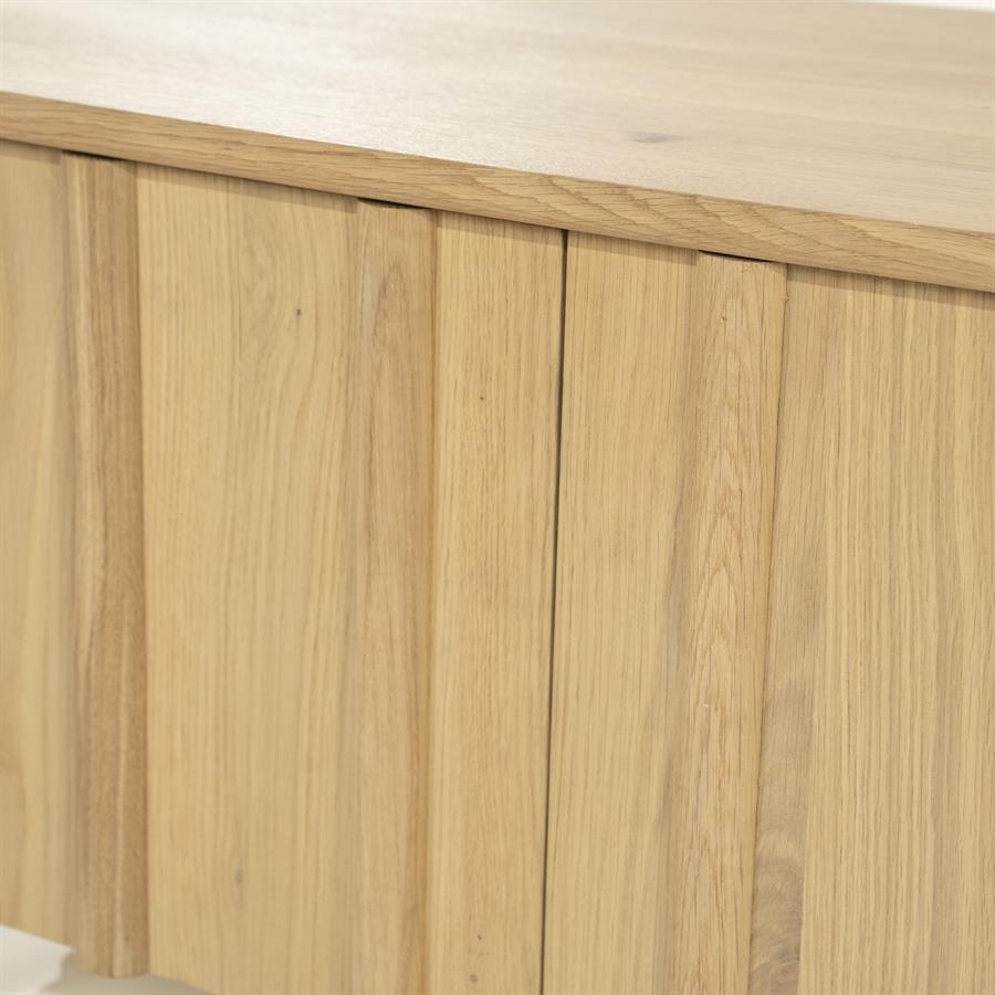 Tv meubel Jake Eleonora 183x47x50 cm 4 drs. - Naturel, foto 12