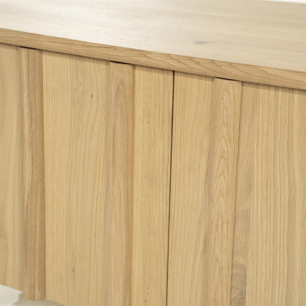 Tv meubel Jake Eleonora 183x47x50 cm 4 drs. - Naturel