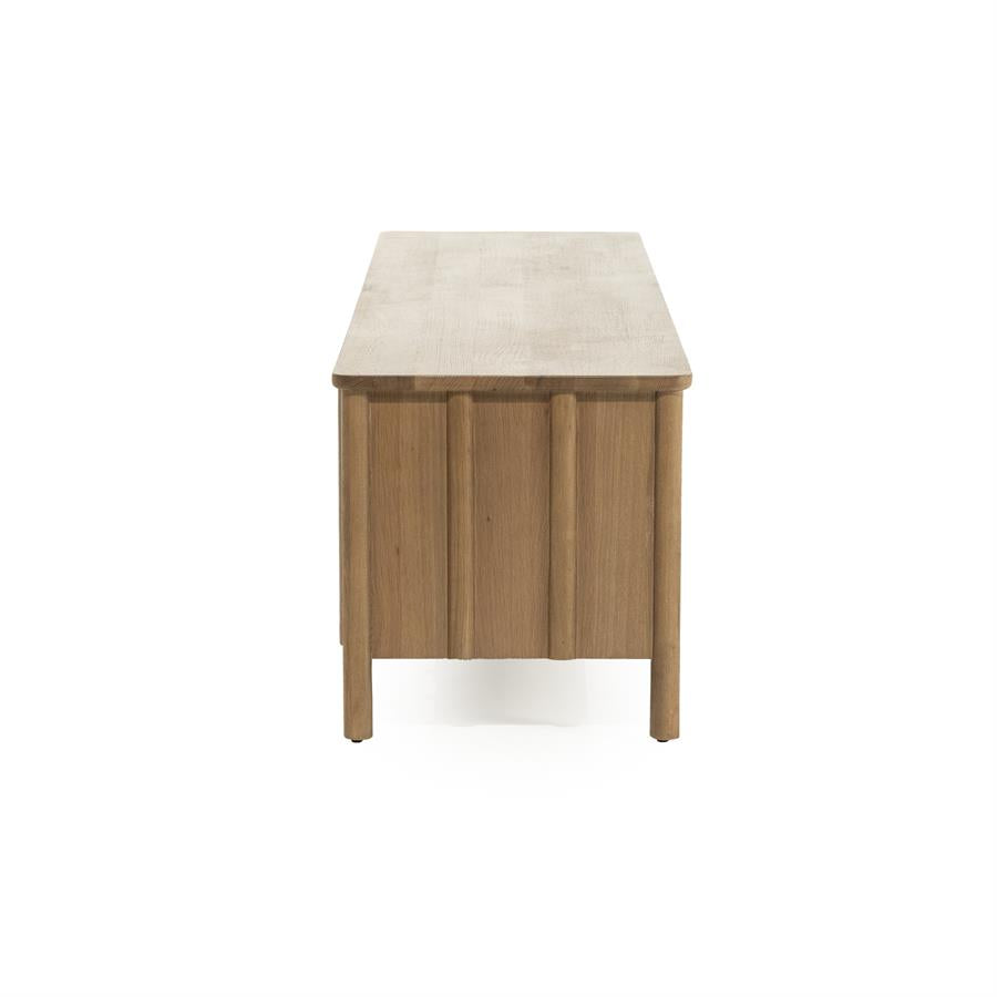 Tv meubel Jake Eleonora 183x47x50 cm 4 drs. - Bruin