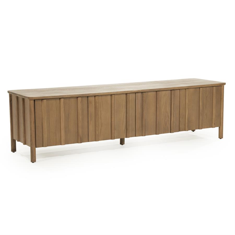 Tv meubel Jake Eleonora 183x47x50 cm 4 drs. - Bruin