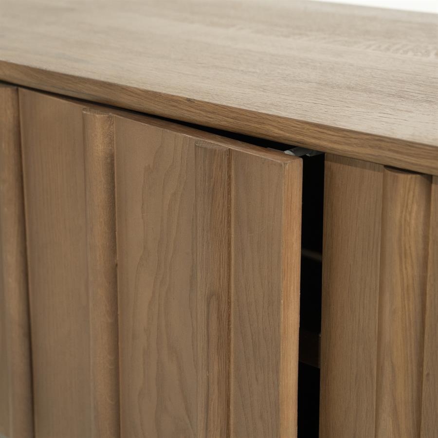 Tv meubel Jake Eleonora 183x47x50 cm 4 drs. - Bruin