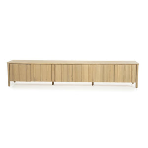 Tv meubel Jake Eleonora 264x47x50 cm 6 drs. - Naturel