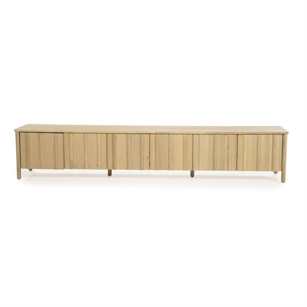 Tv meubel Jake Eleonora 264x47x50 cm 6 drs. - Naturel