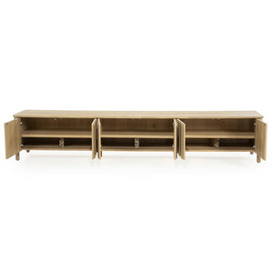 Tv meubel Jake Eleonora 264x47x50 cm 6 drs. - Naturel