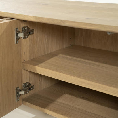 Tv meubel Jake Eleonora 264x47x50 cm 6 drs. - Naturel