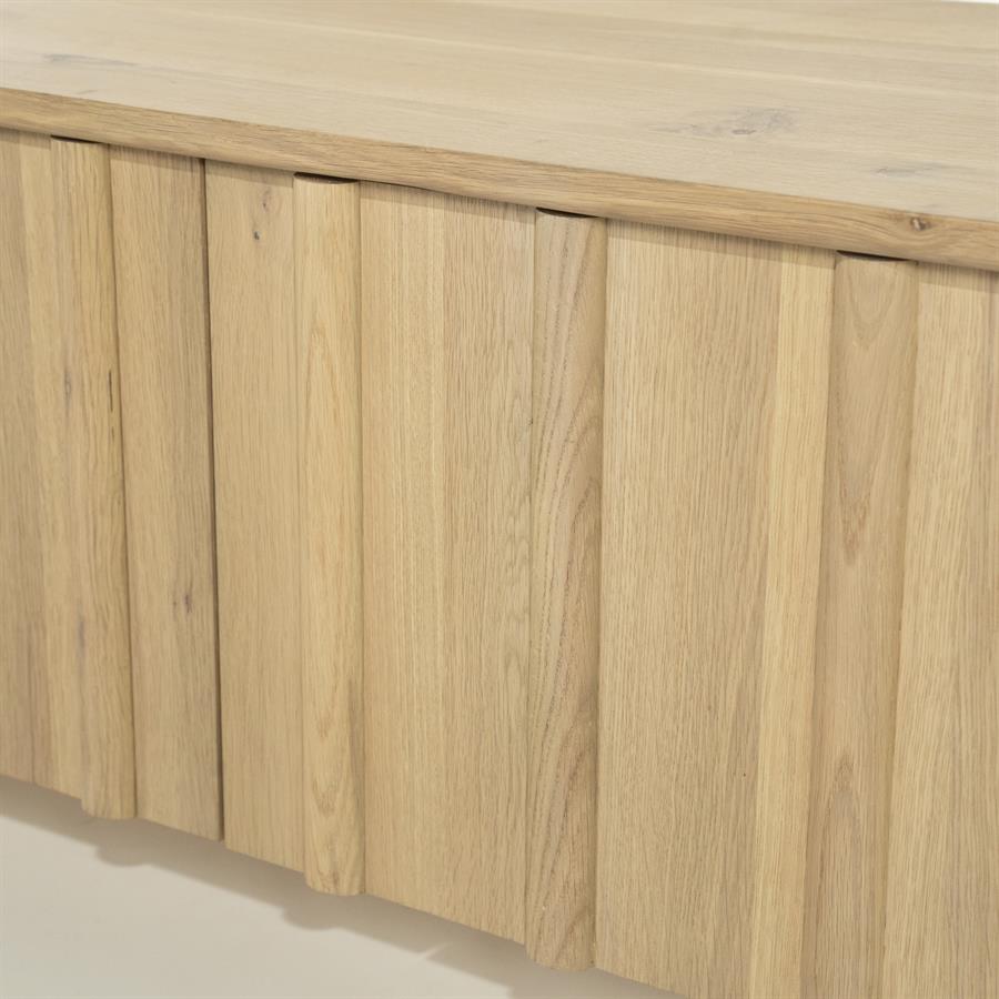 Tv meubel Jake Eleonora 264x47x50 cm 6 drs. - Naturel