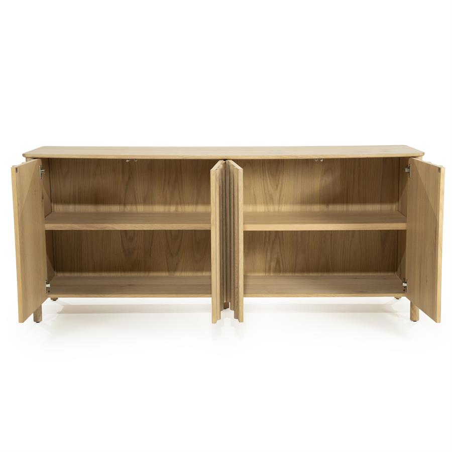 Dressoir Jake Eleonora 183x47x80 cm - Naturel, foto 6