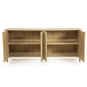 Dressoir Jake Eleonora 183x47x80 cm -  Naturel