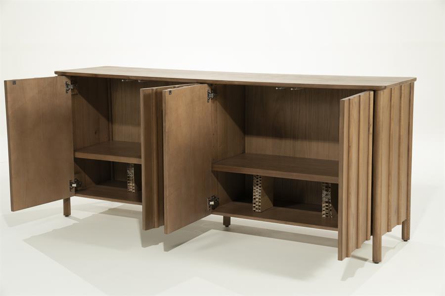 Dressoir Jake Eleonora 183x47x80 cm - Bruin, foto 8