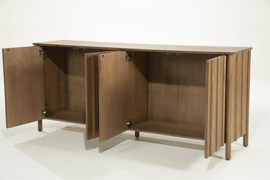 Dressoir Jake Eleonora 183x47x80 cm - Bruin, foto 9