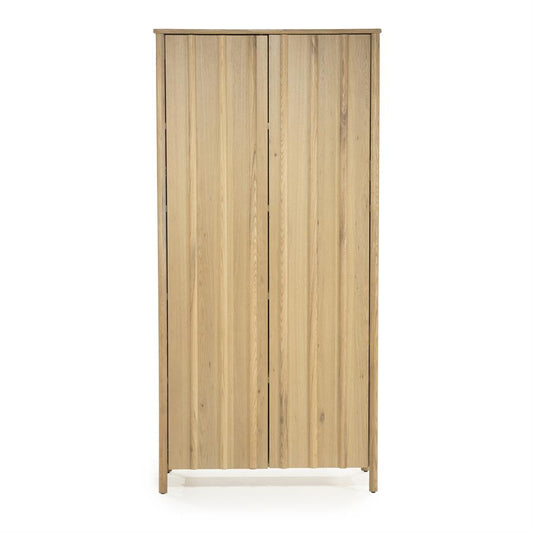 Wandkast / kabinet Jake Eleonora 102x47x210 cm - Naturel