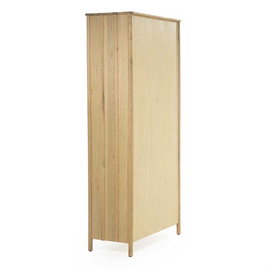 Wandkast / kabinet Jake Eleonora 102x47x210 cm - Naturel