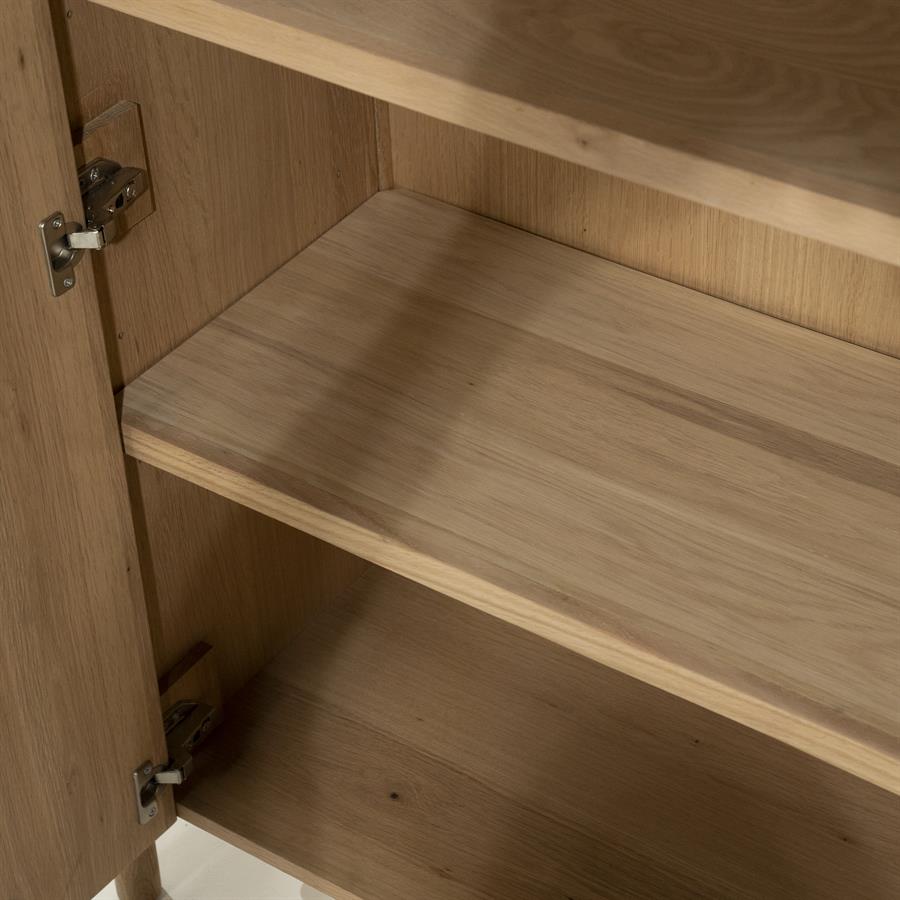 Wandkast / kabinet Jake Eleonora 102x47x210 cm - Naturel