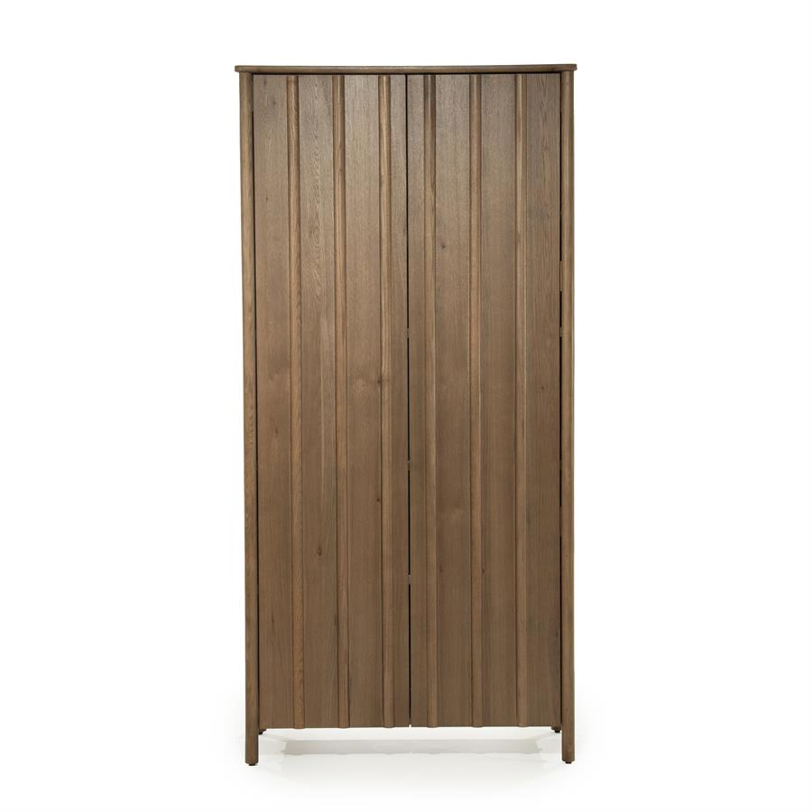 Wandkast / kabinet Jake Eleonora 102x47x210 cm - Bruin