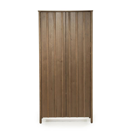 Wandkast / kabinet Jake Eleonora 102x47x210 cm - Bruin