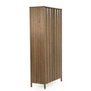 Wandkast / kabinet Jake Eleonora 102x47x210 cm - Bruin