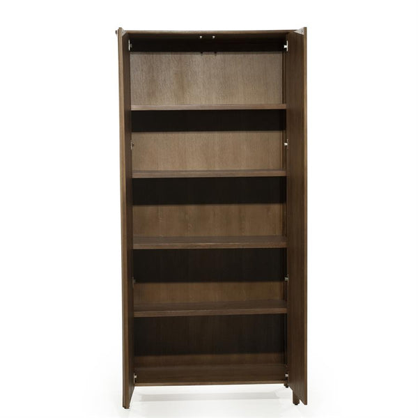 Wandkast / kabinet Jake Eleonora 102x47x210 cm - Bruin