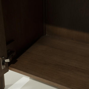 Wandkast / kabinet Jake Eleonora 102x47x210 cm - Bruin