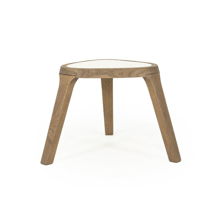 Bijzettafel Fred Eleonora - mangohout & marmer