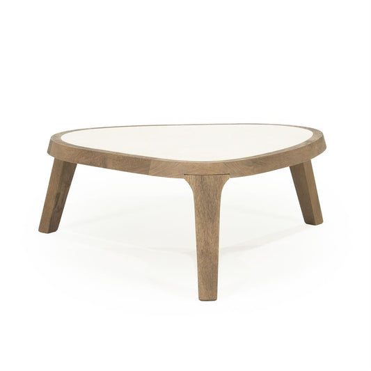 Salontafel Fred Eleonora - mangohout & marmer - Large